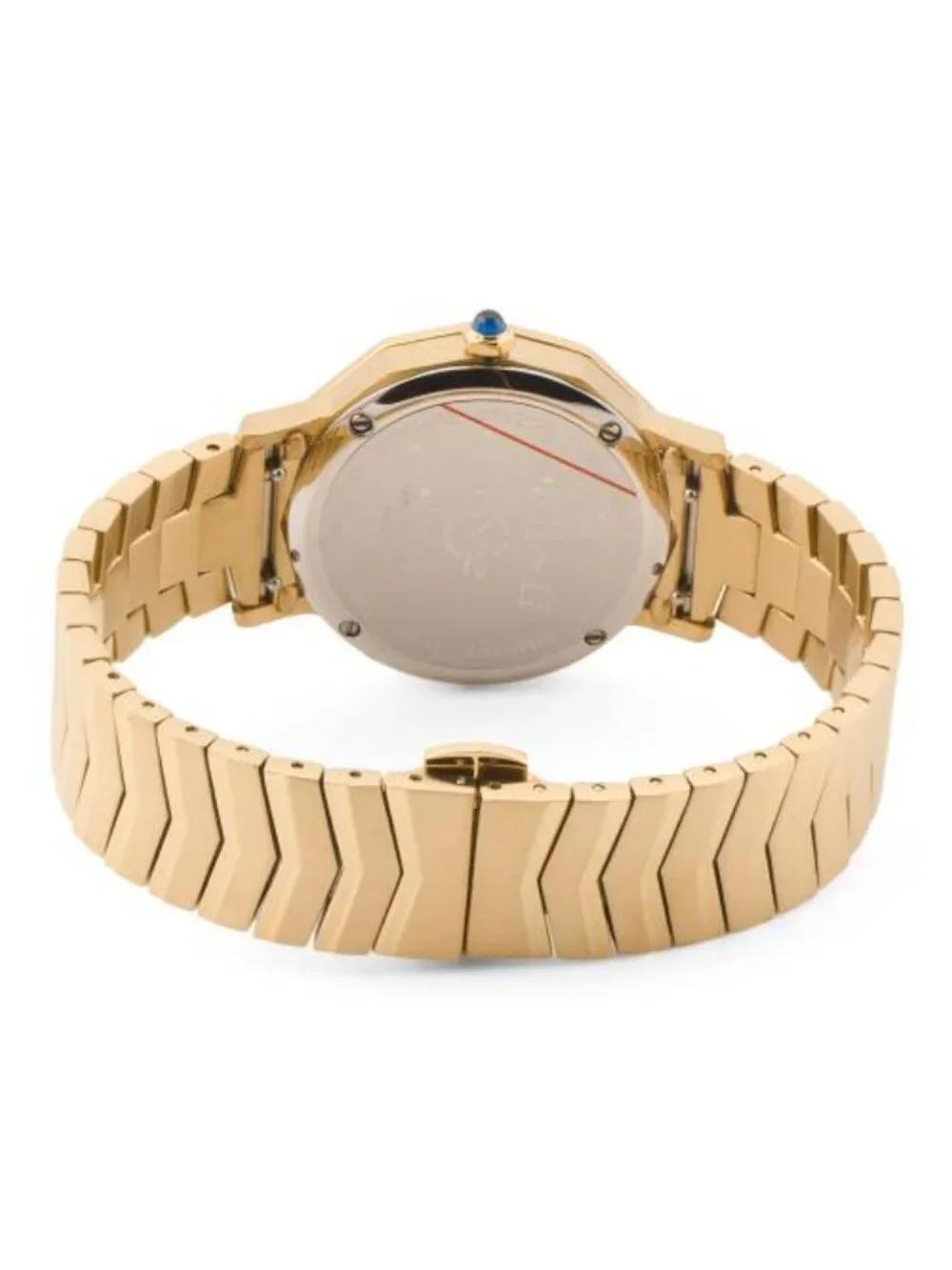 GV2 BY GEVRIL Women's Swiss Made Gold Stainless Steel Spello Diamond Bezel Watch